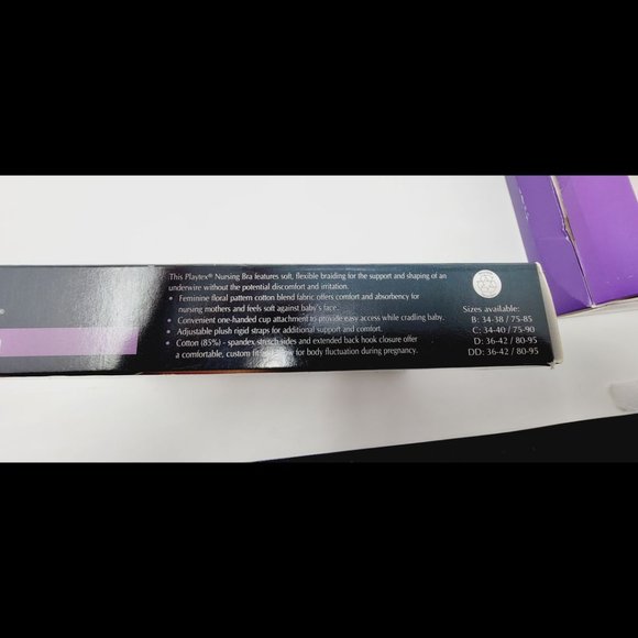 Vintage 90's PLAYTEX Nursing Bra White Size D36 - Picture 4 of 4